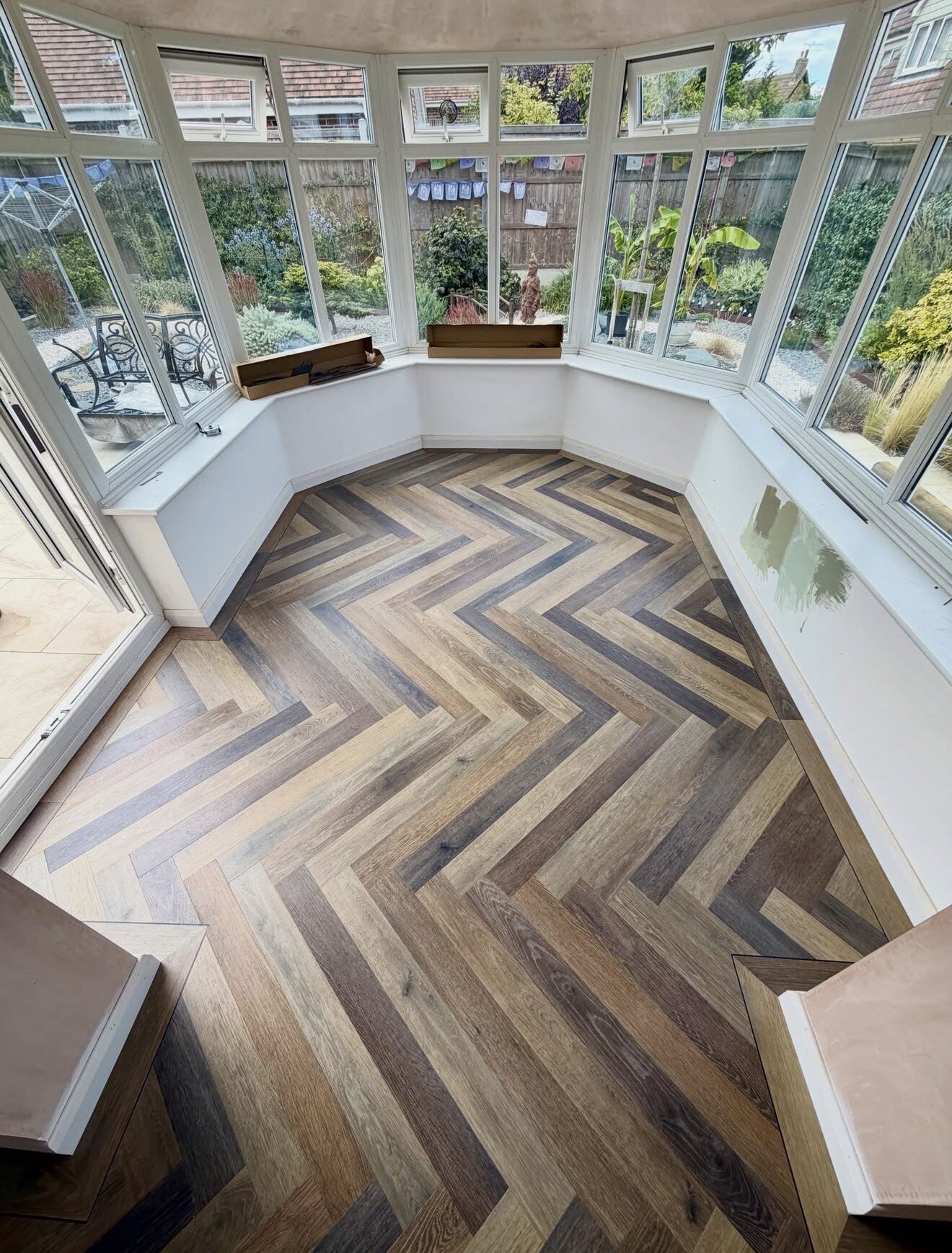 Completed flooring project